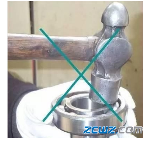 轴承安装错误案例及正确安装法